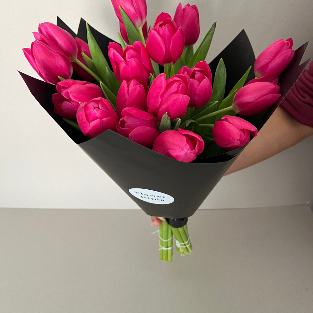 Bouquet de Tulipanes Fucias